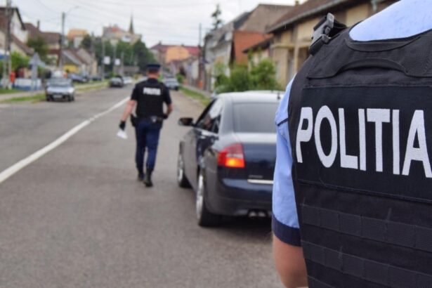 Maşina cu hoţi, oprită după ce a trecut pe roşu. Un urmărit internaţional şi două hoaţe, prinşi de Poliţie