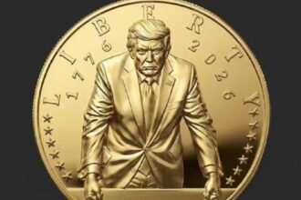 Trezoreria SUA aprobă baterea unei monede de aur cu efigia lui Trump