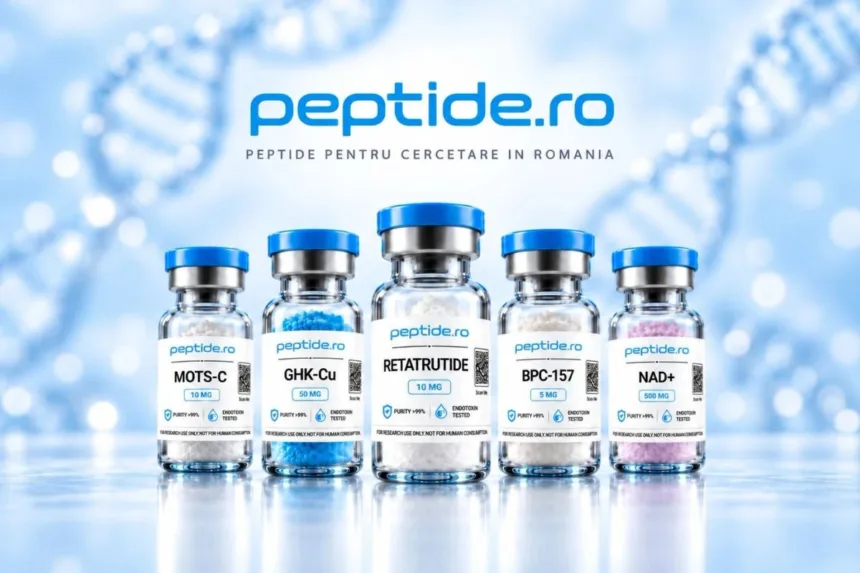 Peptide.ro se lansează în România: o platformă online dedicată peptidelor pentru cercetare și documentației analitice